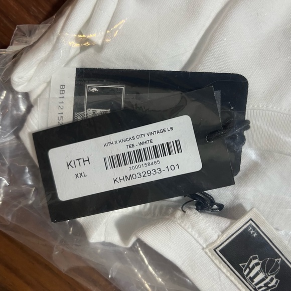 Kith for the New York Knicks City Vintage Long Sleeve Tee White Men’s Size XXL - Picture 6 of 8